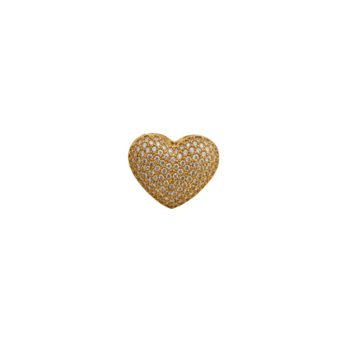 CRYSTAL HEART RING best gold plated tarnish and water resistant piece by Irish Jewellery brand - Lynott Jewellery