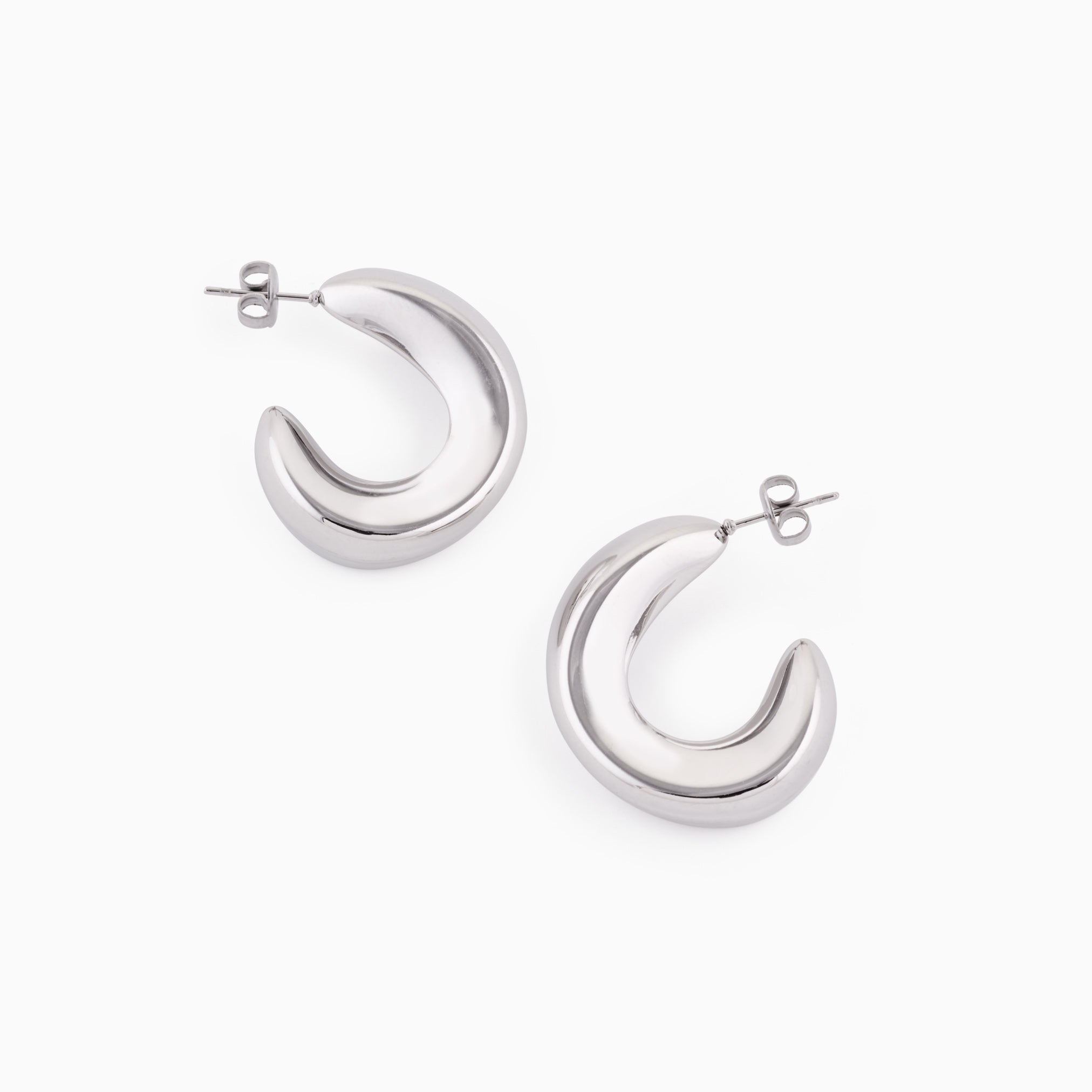 POWER HOOP best gold plated tarnish and water resistant piece by Irish Jewellery brand - Lynott Jewellery