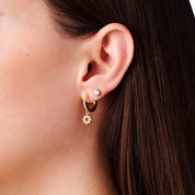COSMIC WONDER HUGGIE 5 PIECE EARRING SET best gold plated tarnish and water resistant piece by Irish Jewellery brand - Lynott Jewellery
