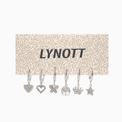 MAGIC MOMENT HUGGIE 5 PIECE EARRING SET best gold plated tarnish and water resistant piece by Irish Jewellery brand - Lynott Jewellery