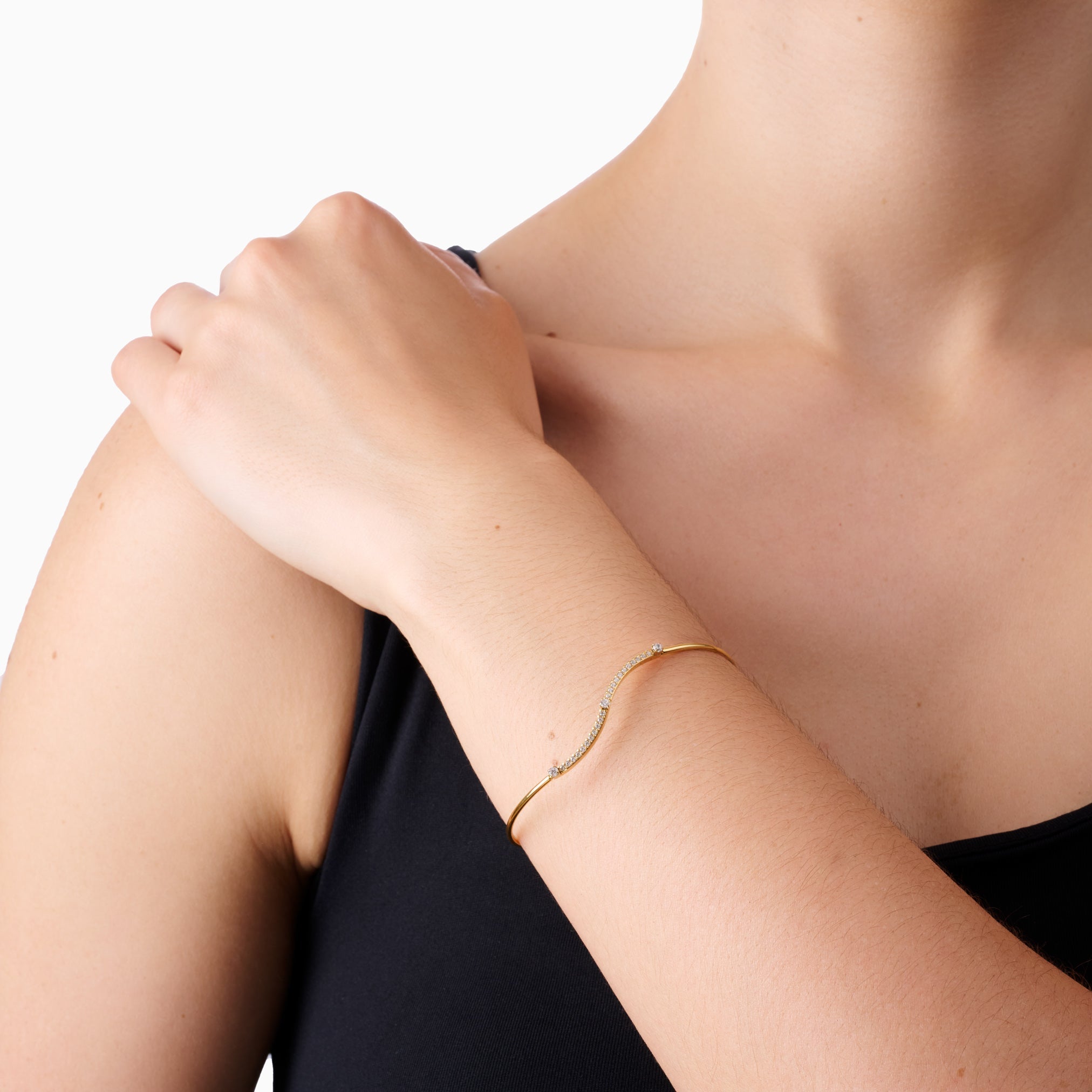 HARPER BRACELET best gold plated tarnish and water resistant piece by Irish Jewellery brand - Lynott Jewellery