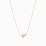 BLOSSOM NECKLACE best gold plated tarnish and water resistant piece by Irish Jewellery brand - Lynott Jewellery