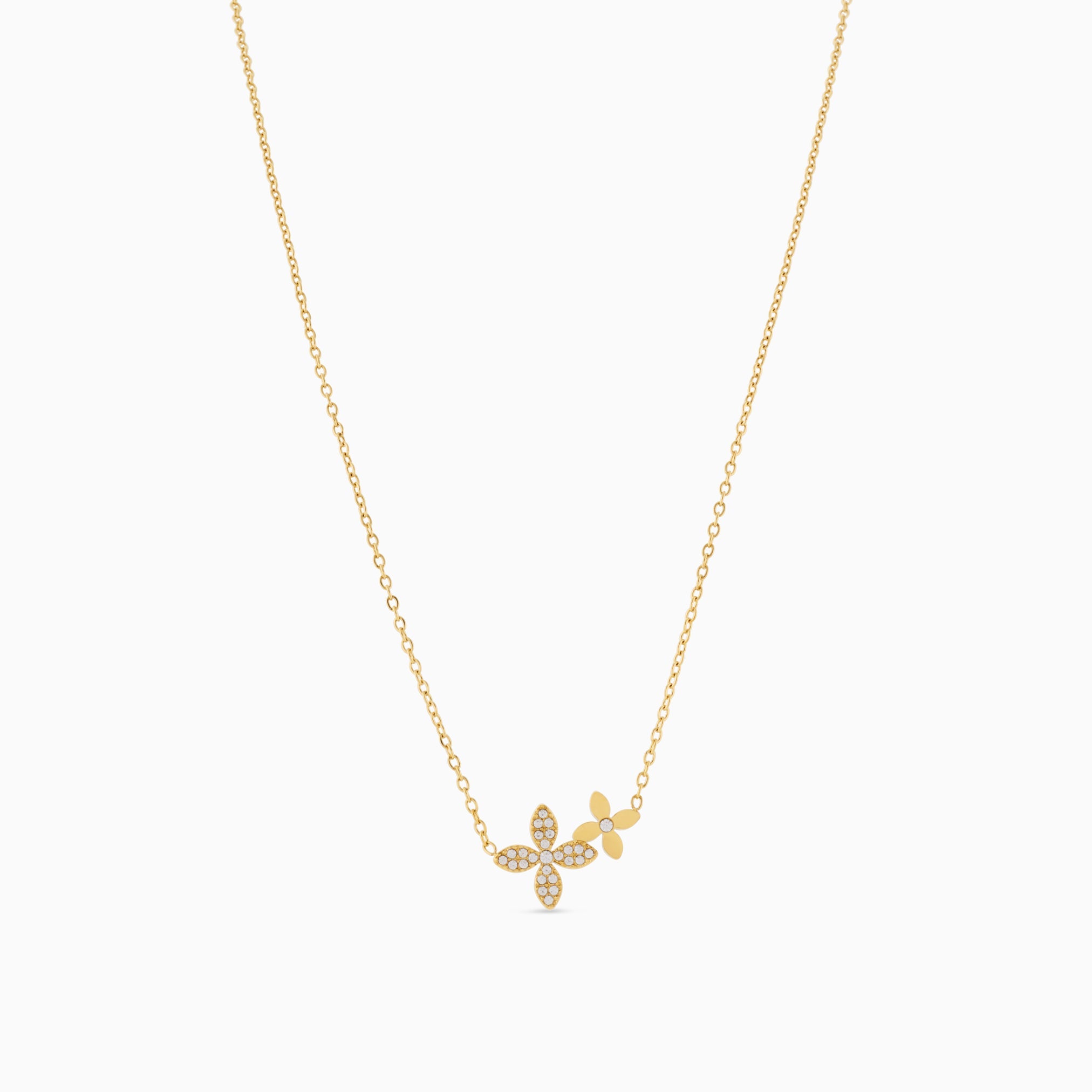 BLOSSOM NECKLACE best gold plated tarnish and water resistant piece by Irish Jewellery brand - Lynott Jewellery