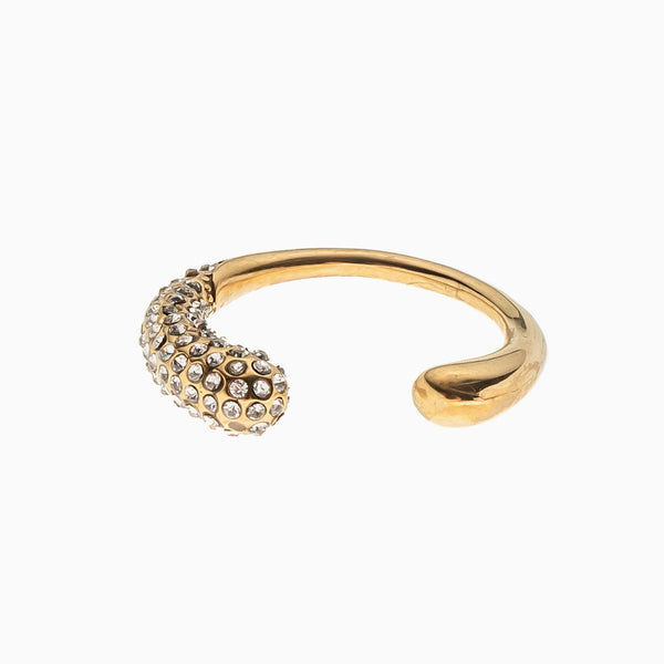 RADIANT ADJUSTABLE RING best gold plated tarnish and water resistant piece by Irish Jewellery brand - Lynott Jewellery