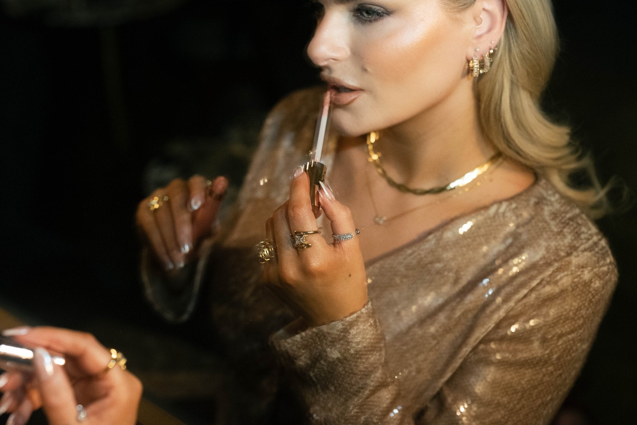 RADIANT ADJUSTABLE RING best gold plated tarnish and water resistant piece by Irish Jewellery brand - Lynott Jewellery