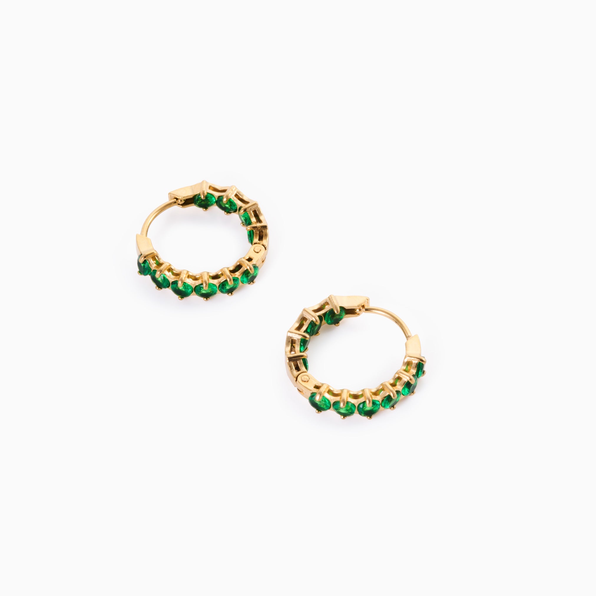NOVA HUGGIES best gold plated tarnish and water resistant piece by Irish Jewellery brand - Lynott Jewellery