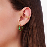 NOVA HUGGIES best gold plated tarnish and water resistant piece by Irish Jewellery brand - Lynott Jewellery