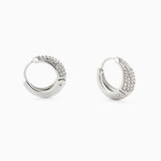 PURE SPARKLE HUGGIES best gold plated tarnish and water resistant piece by Irish Jewellery brand - Lynott Jewellery