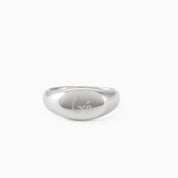 ENGRAVABLE OVAL SIGNET RING best gold plated tarnish and water resistant piece by Irish Jewellery brand - Lynott Jewellery