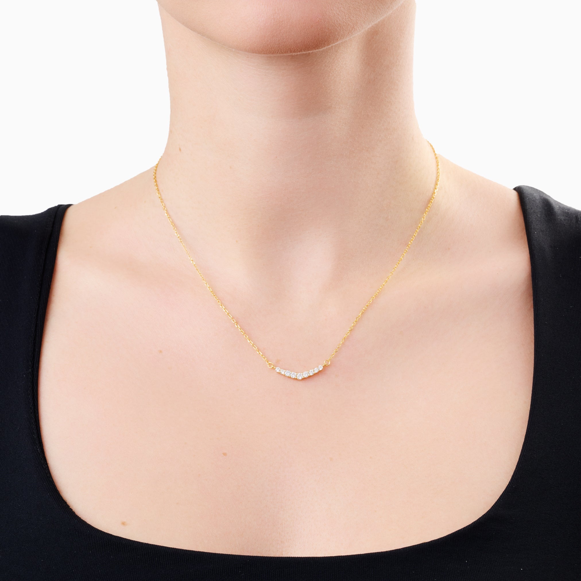 FOR ETERNITY NECKLACE best gold plated tarnish and water resistant piece by Irish Jewellery brand - Lynott Jewellery