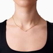 COLLAR DOBLE BRILLO
