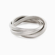 WANDERER TWISTED BANGLE best gold plated tarnish and water resistant piece by Irish Jewellery brand - Lynott Jewellery