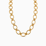 BOLD CONNECTION NECKLACE best gold plated tarnish and water resistant piece by Irish Jewellery brand - Lynott Jewellery