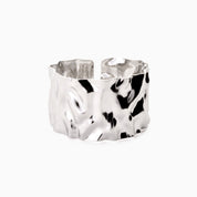 TEXTURED STATEMENT BANGLE best gold plated tarnish and water resistant piece by Irish Jewellery brand - Lynott Jewellery