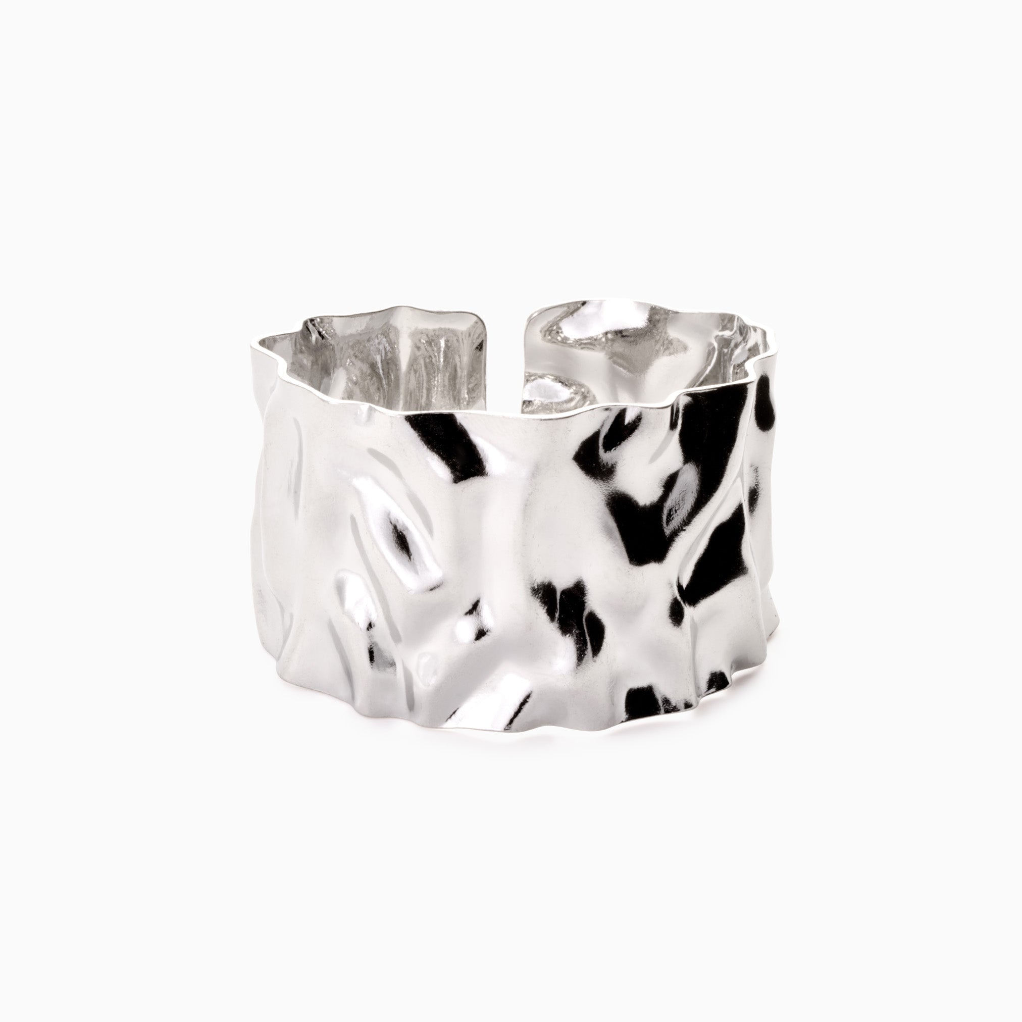 TEXTURED STATEMENT BANGLE best gold plated tarnish and water resistant piece by Irish Jewellery brand - Lynott Jewellery