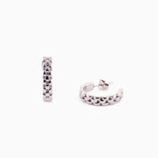 PENDIENTES DE ARO CON ESLABONES