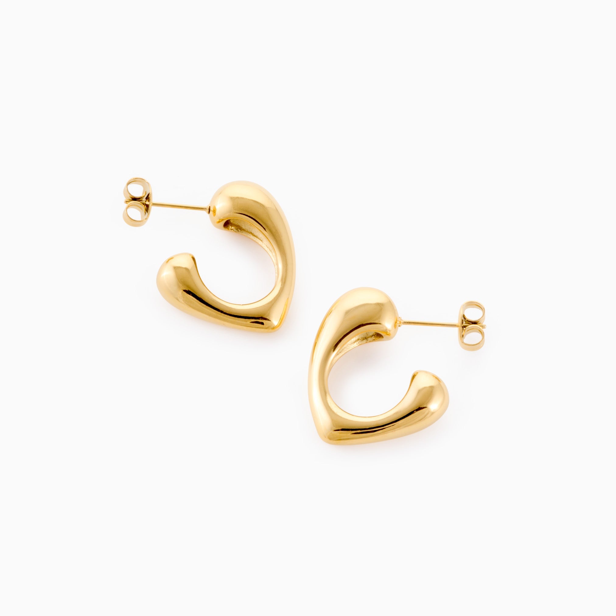 ATHENA HOOP best gold plated tarnish and water resistant piece by Irish Jewellery brand - Lynott Jewellery