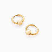 RING HOOP EARRING best gold plated tarnish and water resistant piece by Irish Jewellery brand - Lynott Jewellery