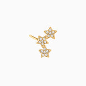 STAR EAR CUFF best gold plated tarnish and water resistant piece by Irish Jewellery brand - Lynott Jewellery