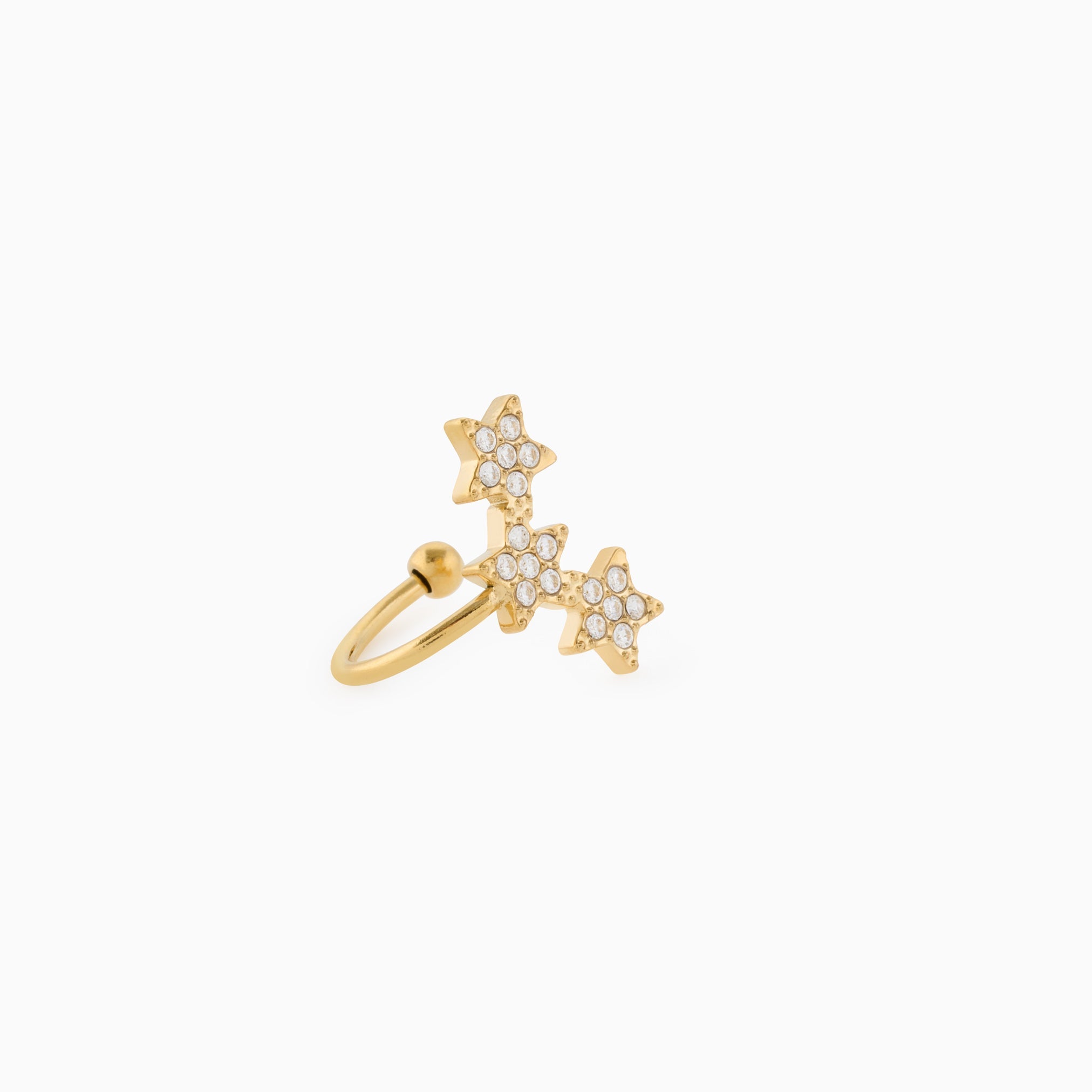 STAR EAR CUFF best gold plated tarnish and water resistant piece by Irish Jewellery brand - Lynott Jewellery