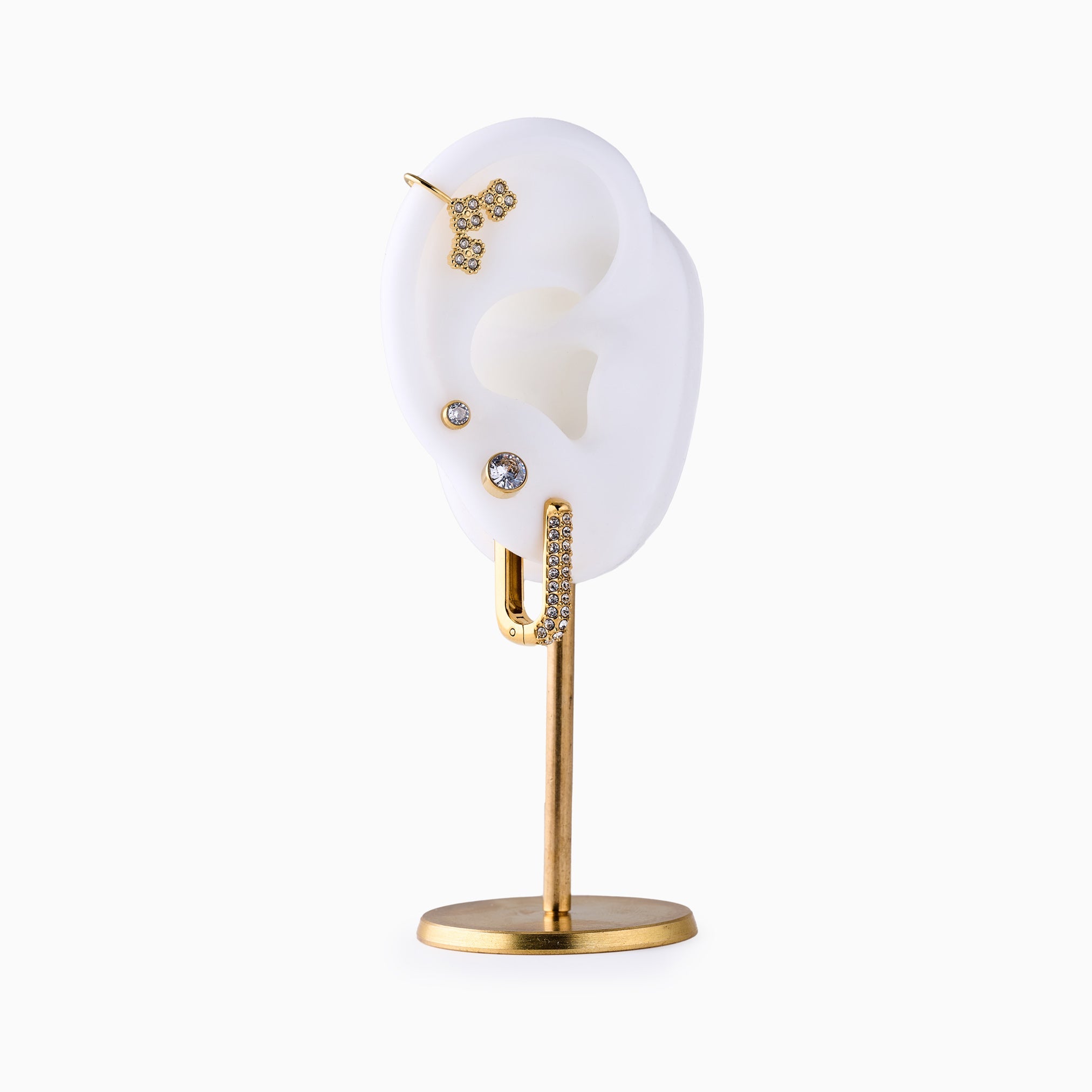 TOTAL GLAM EAR CUFF best gold plated tarnish and water resistant piece by Irish Jewellery brand - Lynott Jewellery