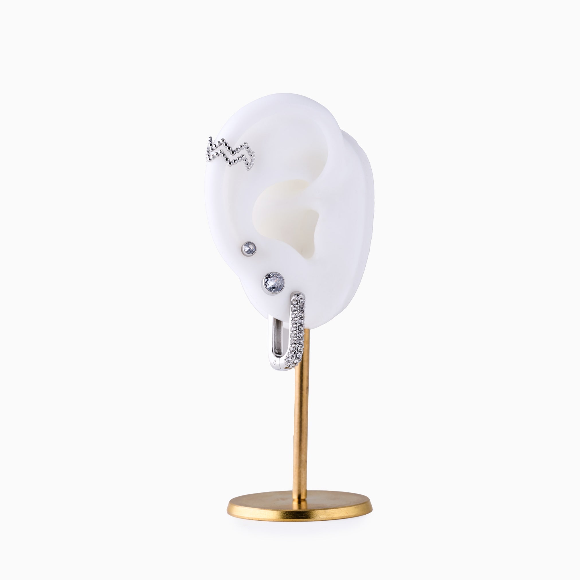 DOUBLE WAVE EAR CUFF best gold plated tarnish and water resistant piece by Irish Jewellery brand - Lynott Jewellery