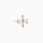 LOTUS EAR CUFF best gold plated tarnish and water resistant piece by Irish Jewellery brand - Lynott Jewellery