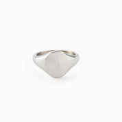 ENGRAVABLE SIGNET RING best gold plated tarnish and water resistant piece by Irish Jewellery brand - Lynott Jewellery