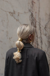 ATHENA HAIR TIE best gold plated tarnish and water resistant piece by Irish Jewellery brand - Lynott Jewellery