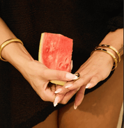 EVERMORE BANGLE best gold plated tarnish and water resistant piece by Irish Jewellery brand - Lynott Jewellery