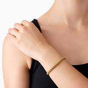 PURE BRACELET best gold plated tarnish and water resistant piece by Irish Jewellery brand - Lynott Jewellery