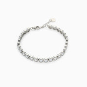 PURE SPARKLE TENNIS BRACELET best gold plated tarnish and water resistant piece by Irish Jewellery brand - Lynott Jewellery