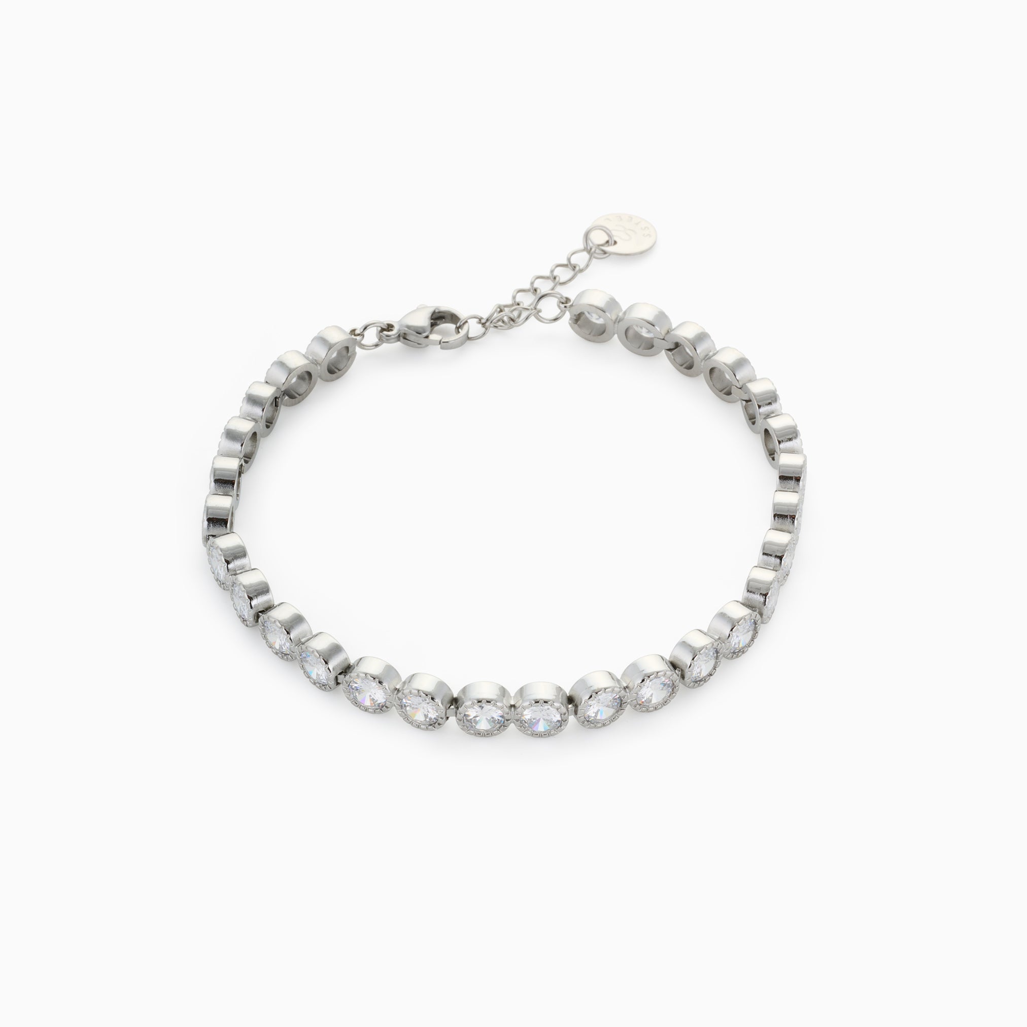 PURE SPARKLE TENNIS BRACELET best gold plated tarnish and water resistant piece by Irish Jewellery brand - Lynott Jewellery