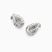 DUAL RADIANCE DOME HOOPS best gold plated tarnish and water resistant piece by Irish Jewellery brand - Lynott Jewellery