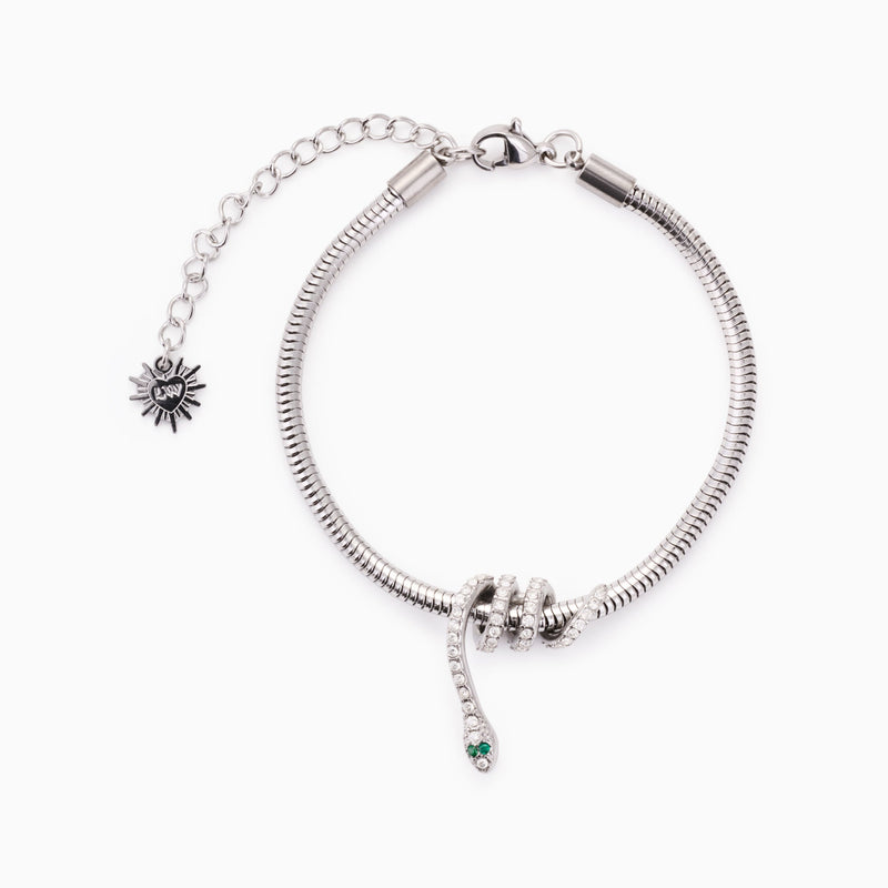 LAUREN X LYNOTT NATHAIR NIMHE SNAKE BRACELET best gold plated tarnish and water resistant piece by Irish Jewellery brand - Lynott Jewellery