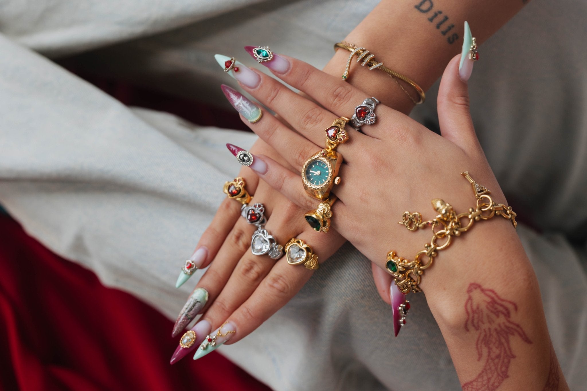 LAUREN X LYNOTT SINGLE OLTA CHARM best gold plated tarnish and water resistant piece by Irish Jewellery brand - Lynott Jewellery