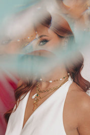 LAUREN X LYNOTT SINGLE A GHRA HEART CHARM best gold plated tarnish and water resistant piece by Irish Jewellery brand - Lynott Jewellery