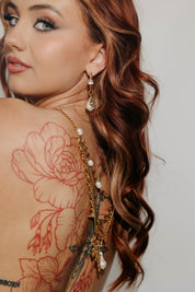 LAUREN X LYNOTT SINGLE ANAM HEART CHARM best gold plated tarnish and water resistant piece by Irish Jewellery brand - Lynott Jewellery