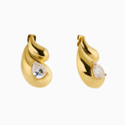 PENDIENTES DE GOTA CON BRILLO