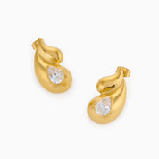 PENDIENTES DE GOTA CON BRILLO