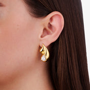PENDIENTES DE GOTA CON BRILLO