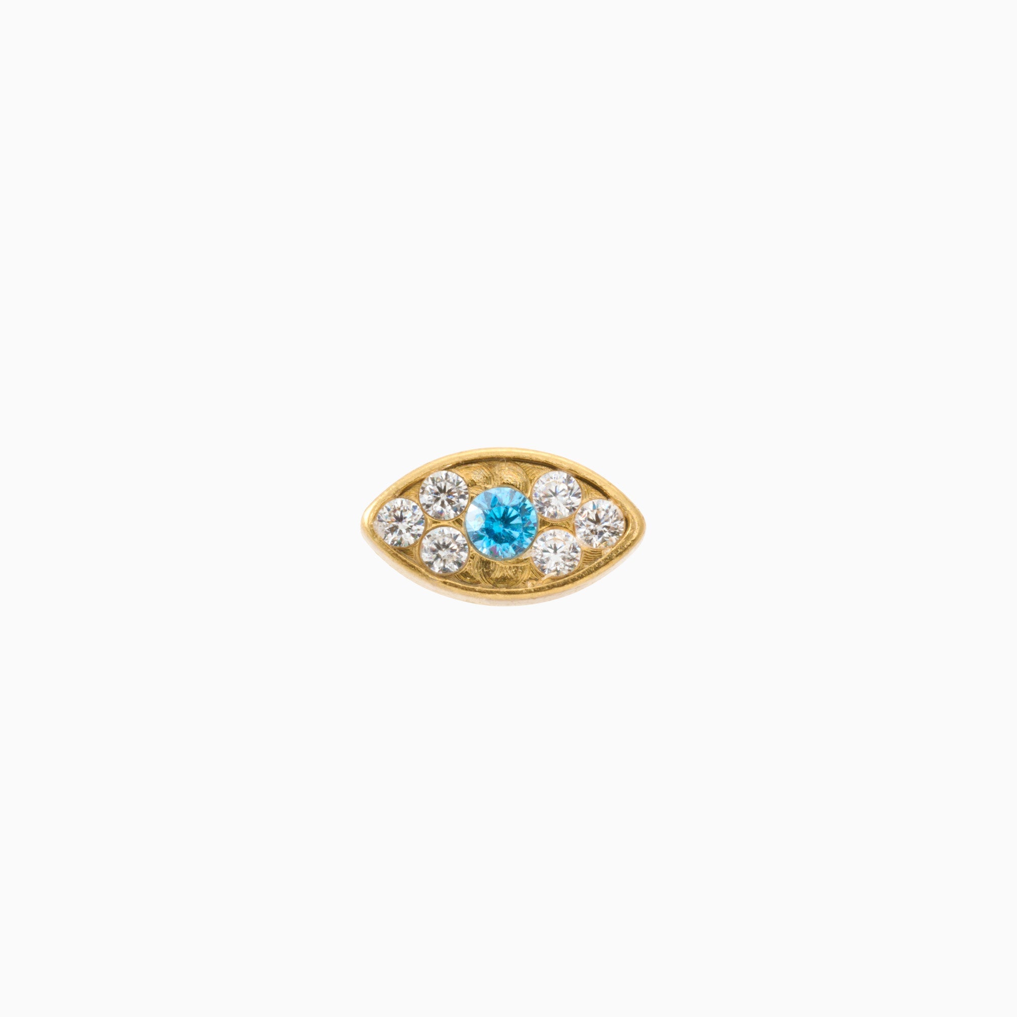 ECLIPSE FLAT BACK INDIVIDUAL STUD best gold plated tarnish and water resistant piece by Irish Jewellery brand - Lynott Jewellery