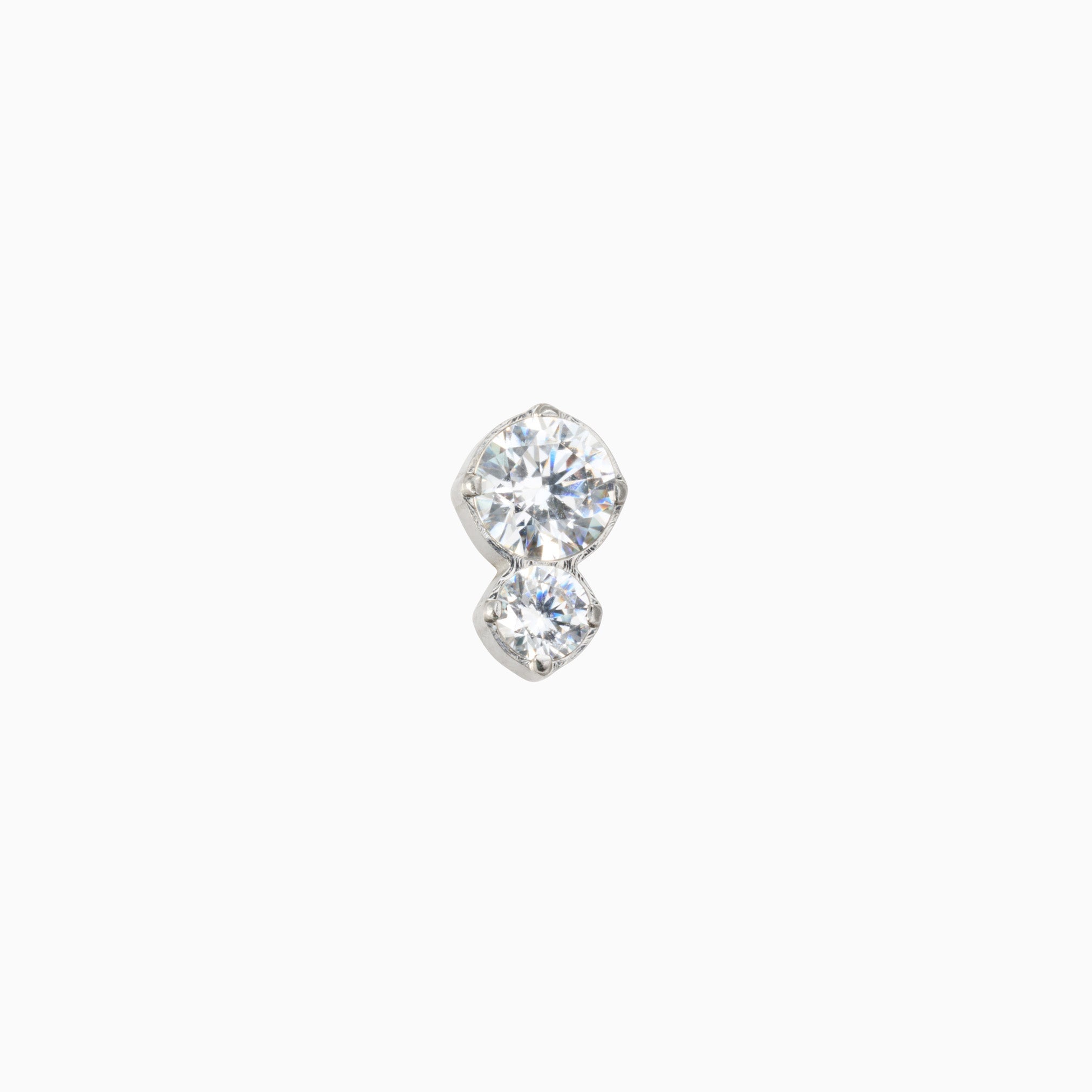 GLOW FLAT BACK INDIVIDUAL STUD best gold plated tarnish and water resistant piece by Irish Jewellery brand - Lynott Jewellery