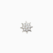 THORN BLOSSOM FLAT BACK INDIVIDUAL STUD best gold plated tarnish and water resistant piece by Irish Jewellery brand - Lynott Jewellery