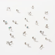 SHOOTING STAR FLAT BACK INDIVIDUAL STUD best gold plated tarnish and water resistant piece by Irish Jewellery brand - Lynott Jewellery