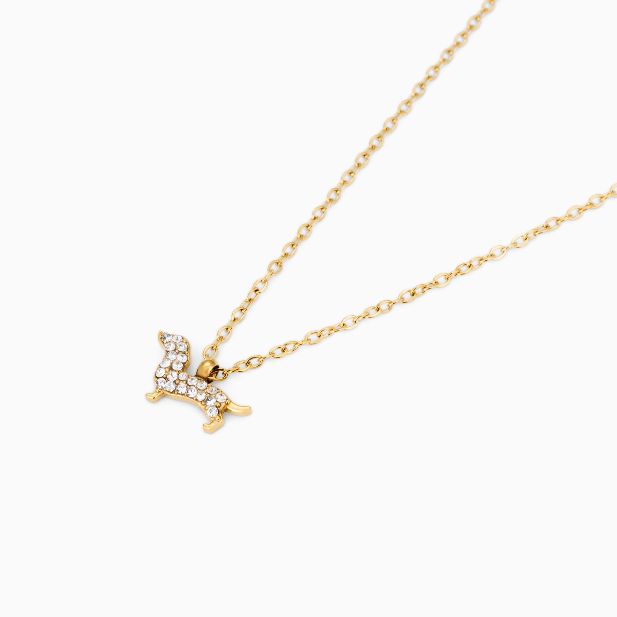 THE SLINKY NECKLACE best gold plated tarnish and water resistant piece by Irish Jewellery brand - Lynott Jewellery