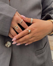 MAKE IT YOUR OWN INITIAL RING best gold plated tarnish and water resistant piece by Irish Jewellery brand - Lynott Jewellery