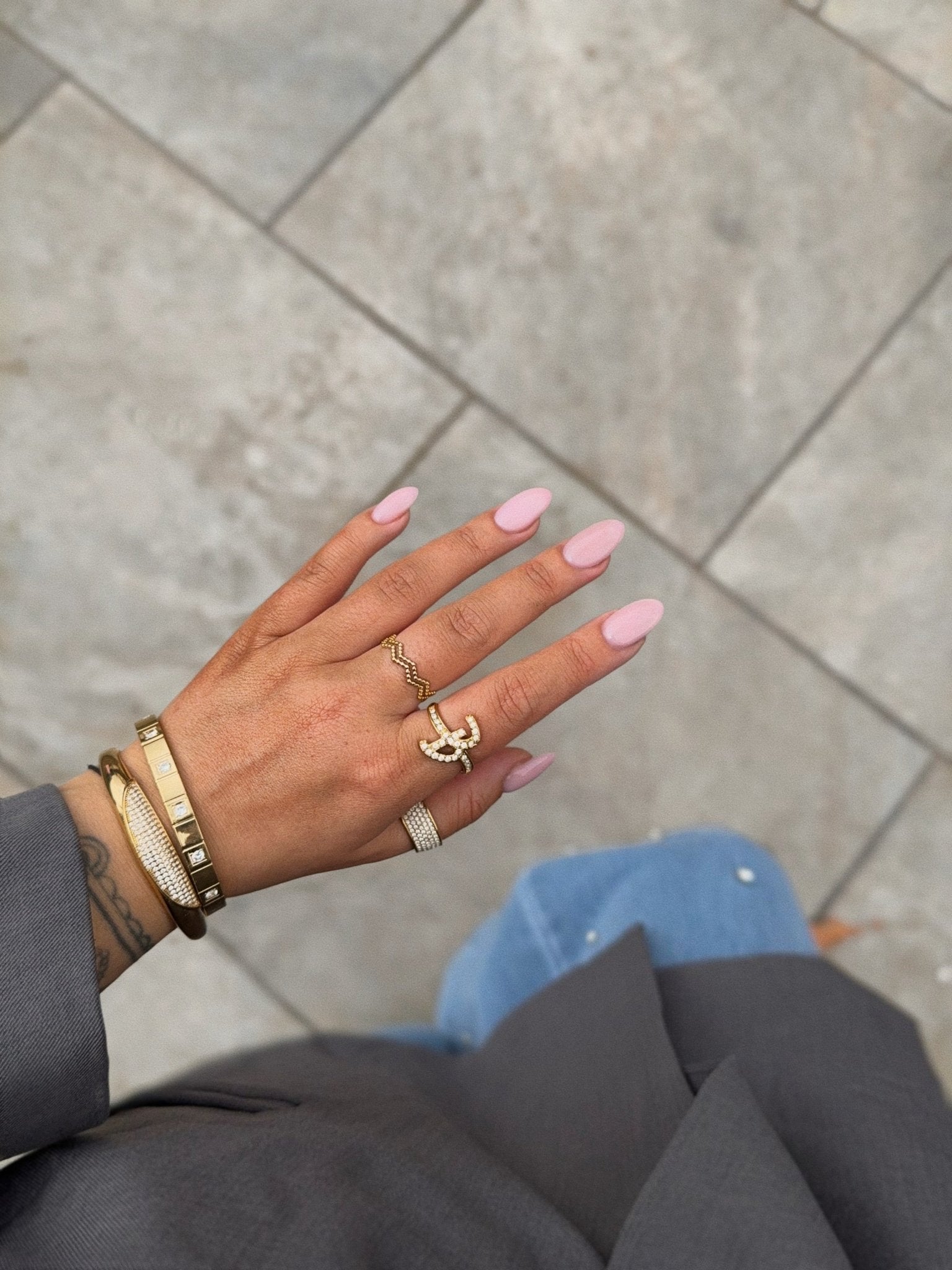 MAKE IT YOUR OWN INITIAL RING best gold plated tarnish and water resistant piece by Irish Jewellery brand - Lynott Jewellery