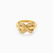 VELVET KISS RING best gold plated tarnish and water resistant piece by Irish Jewellery brand - Lynott Jewellery
