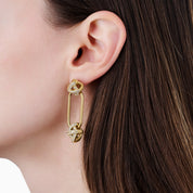 VELVET KISS EARRINGS best gold plated tarnish and water resistant piece by Irish Jewellery brand - Lynott Jewellery